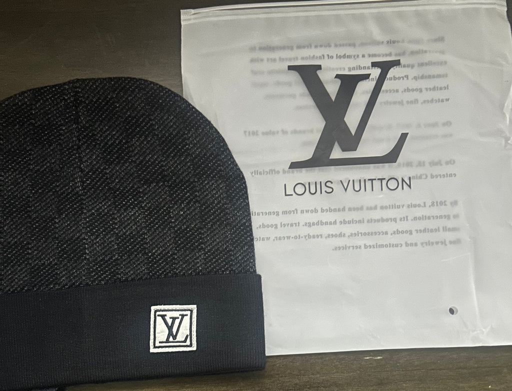 Black LV beanie