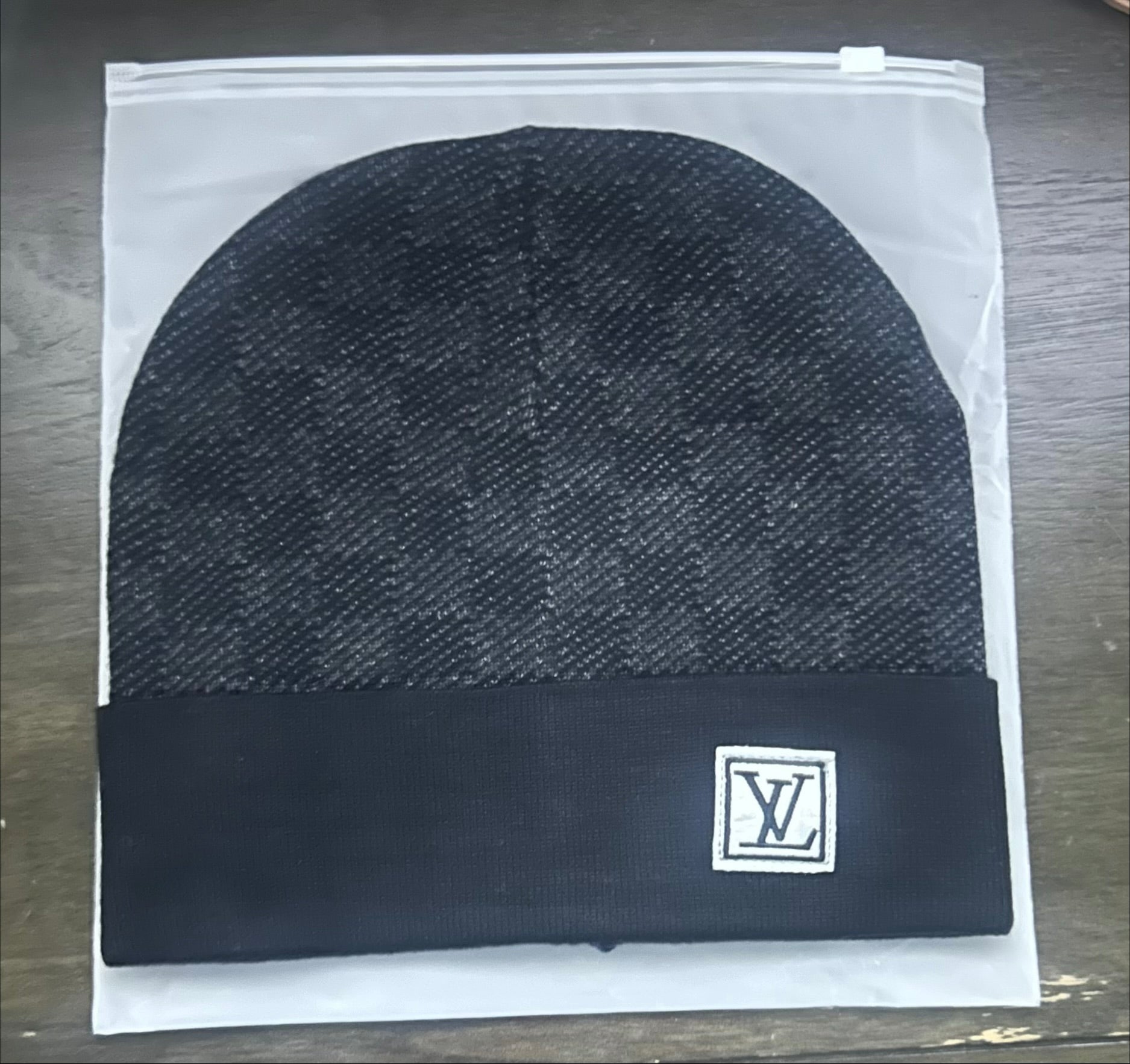 Black LV beanie