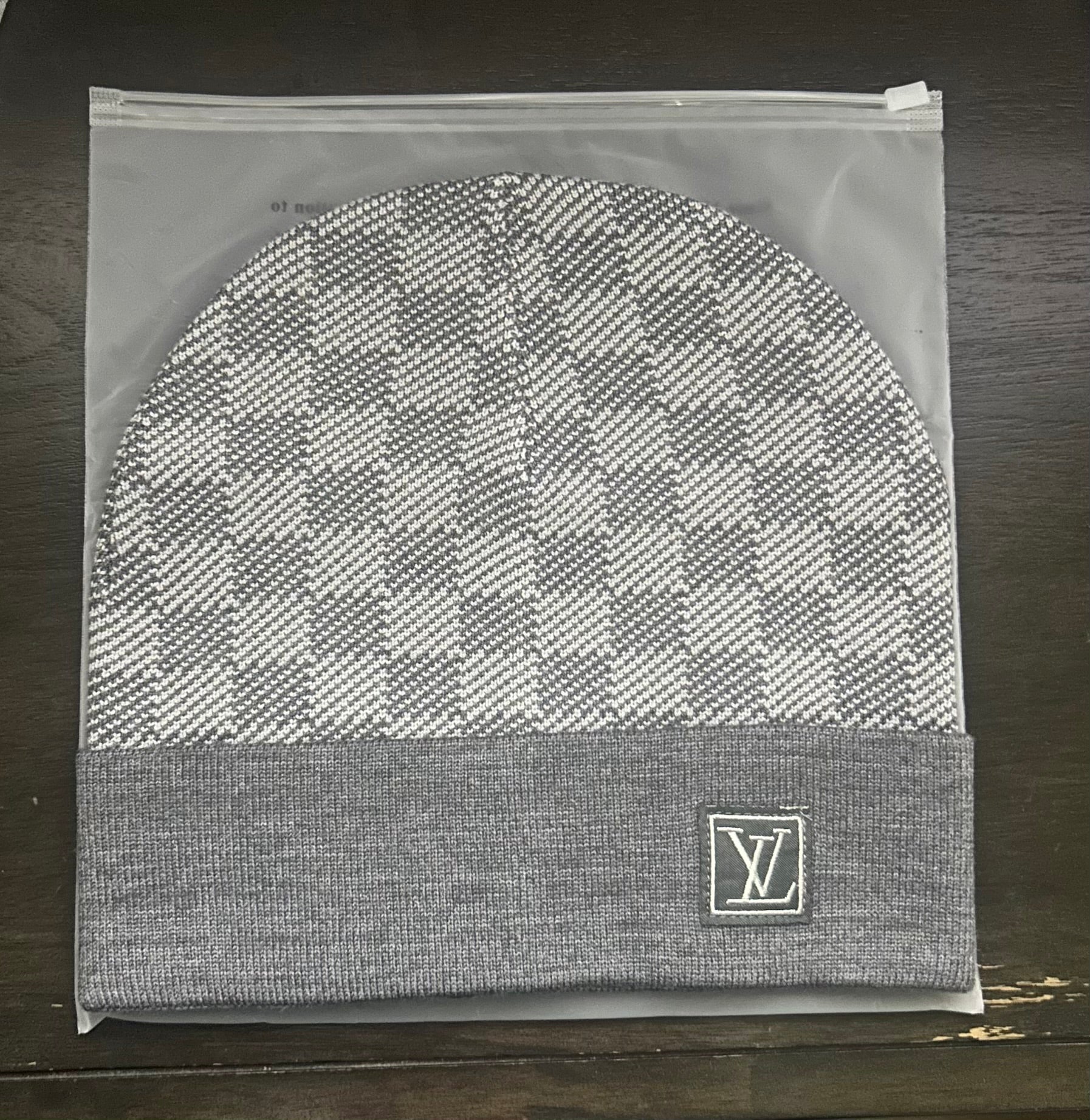 Grey LV beanie