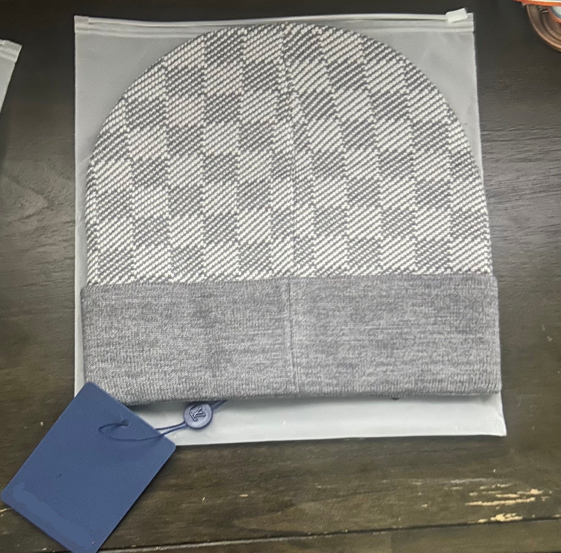 Grey LV beanie